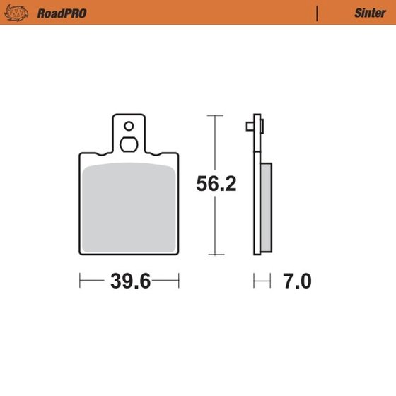 SZR 660 (1996 - 1997) sintered rear brake pad | MOTO-MASTER