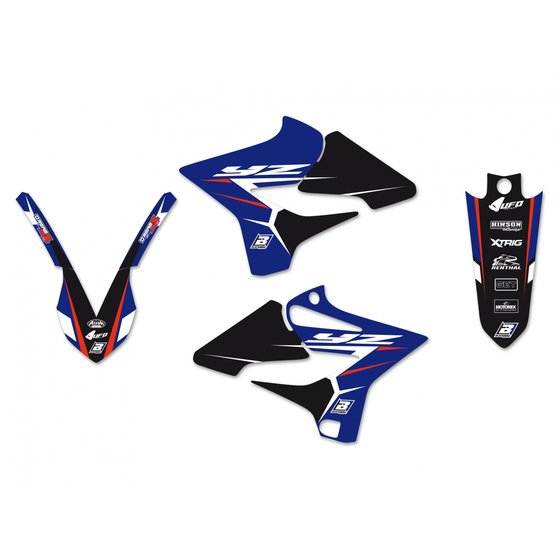 YZ 125 (2015 - 2021) complete sticker set (decals) | BLACKBIRD