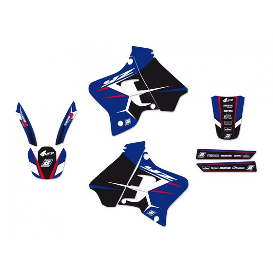 YZ 250 (1977 - 2022) complete sticker set (decals) | BLACKBIRD