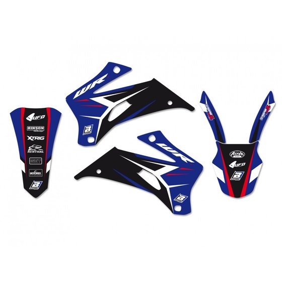 WR 250 F (2007 - 2014) complete sticker set (decals) | BLACKBIRD