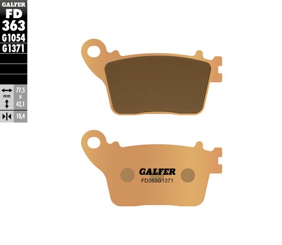 YZF R1 (2015 - 2015) hh sintered brake pads | GALFER