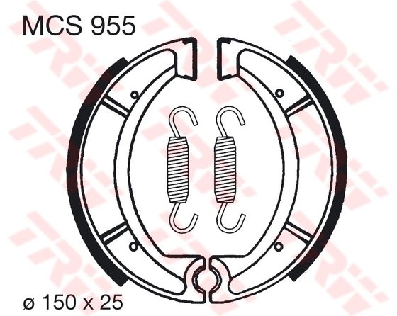 IT 490 (1984 - 1984) trw standard brake shoes | TRW