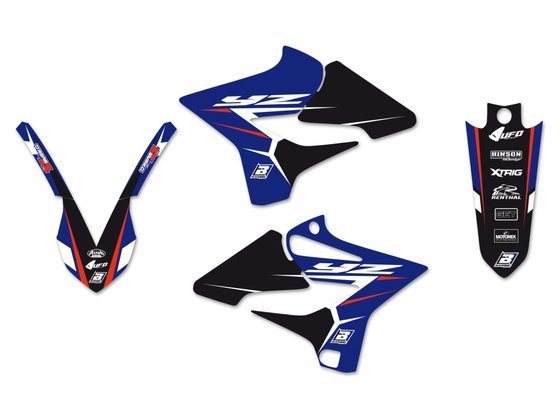 YZ 125 (2022 - 2022) complete sticker set (decals) | BLACKBIRD