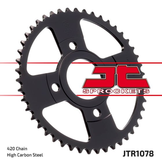 TZR 50 (1996 - 2012) rear sprocket 60 tooth pitch 420 black | JT Sprockets