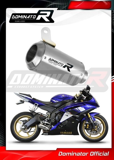 YZF R6 (2006 - 2016) exhaust silencer muffler gps | Dominator