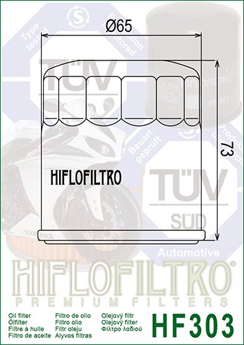 GTS 1000 (1993 - 2000) alyvos filtras | Hiflofiltro