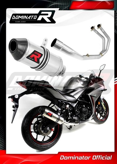 YZF R3 (2015 - 2021) exhaust full system silencer hp3 | Dominator