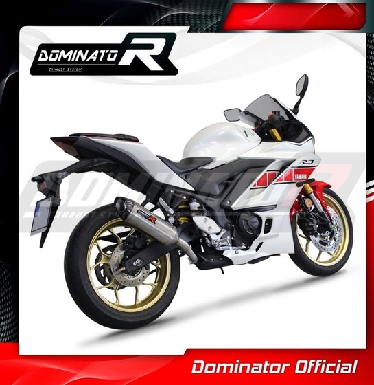 YZF R3 (1970 - 2022) exhaust silencer muffler hp8 | Dominator