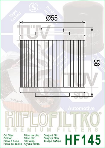 XVS 125 DRAG STAR (2000 - 2004) alyvos filtras | Hiflofiltro