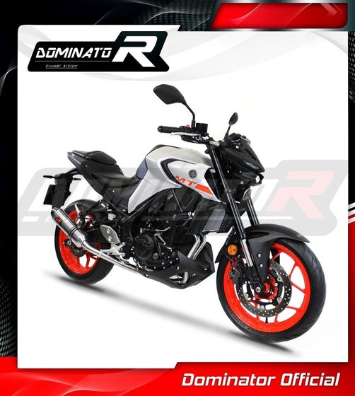 MT 03 (2014 - 2016) exhaust full system silencer hp3 | Dominator