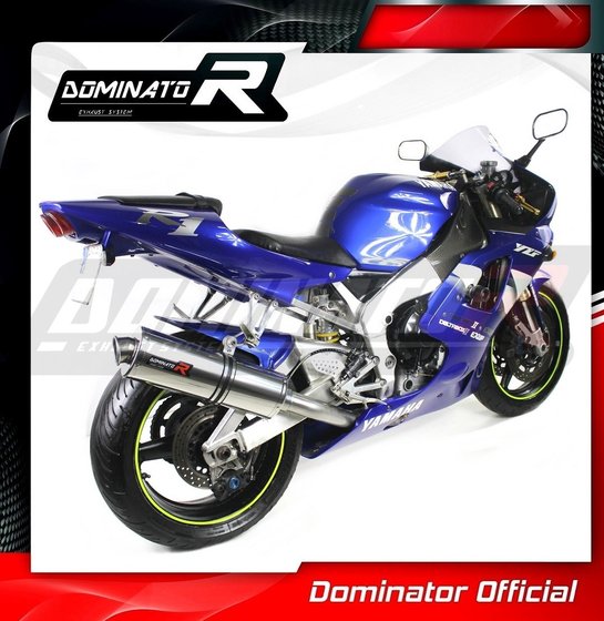 YZF R1 (1998 - 2001) exhaust silencer oval | Dominator