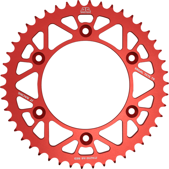 WR 450 F (2003 - 2021) 48t raudonos spalvos galinė žvaigždutė, skirta honda | JT Sprockets