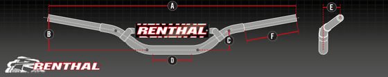 YZ 250 (2005 - 2006) raudonas twinwall vairas | RENTHAL