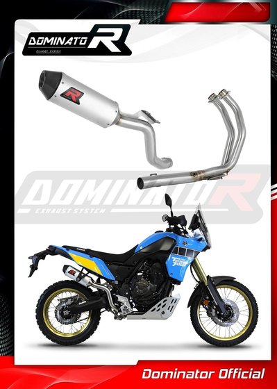 TENERE 700 (2019 - 2020) full exhaust system silencer mx2 | Dominator