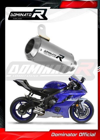 YZF R6 (2017 - 2022) exhaust silencer muffler gps | Dominator