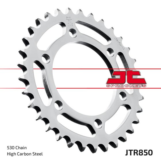 TX 650 (1972 - 1974) plieninė galinė žvaigždutė | JT Sprockets