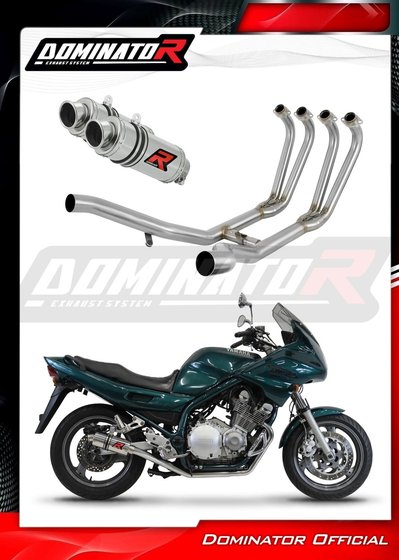 XJ 900 S DIVERSION (1994 - 2003) full exhaust system collector silencer gp1 + db killer | Dominator