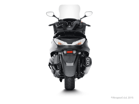 XC 125 (2008 - 2019) nerūdijančio plieno / anglies pluošto duslintuvas | AKRAPOVIC