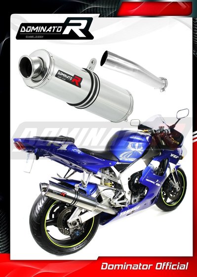 YZF R1 (1998 - 2001) exhaust silencer round | Dominator