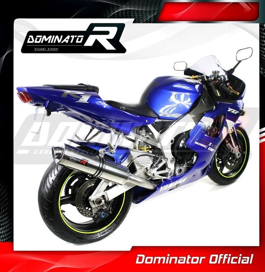 YZF R1 (1998 - 2001) exhaust silencer round | Dominator