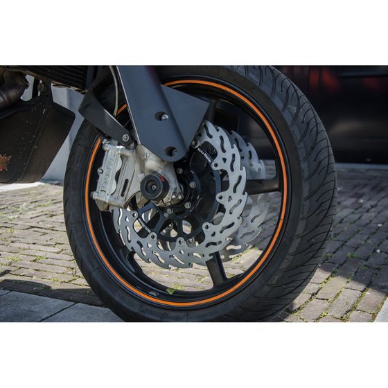 X MAX 300 (2017 - 2023) street front brake disk flame fixed for optimal cooling and resistance | MOTO-MASTER