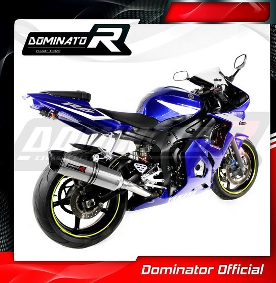 YZF R6 (2003 - 2005) exhaust silencer hp1 | Dominator