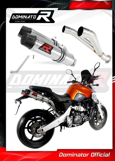 MT 03 (2006 - 2013) exhaust silencer hp3 | Dominator