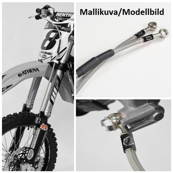 YZ 250 (1998 - 2021) priekinė stabdžių linija su žibintu, skirta radialiniam pagrindiniam cilindrui (oem ilgis) | MOTO-MASTER