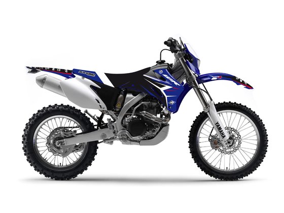 WR 450 F (2007 - 2011) grafinis rinkinys su sėdynės užvalkalu, skirtas yamaha wrf250 7-14 | BLACKBIRD RACING