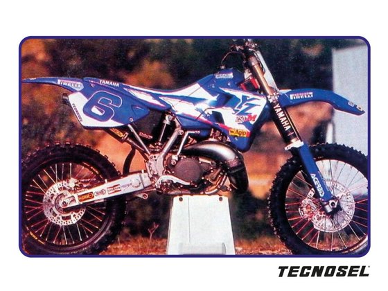 YZ 250 (1996 - 2001) lipdukų rinkinys su sėdynės užvalkalu | TECNOSEL