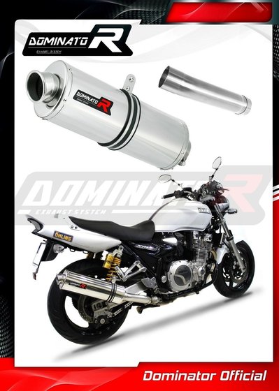 XJR 1300 (2007 - 2016) exhaust silencer oval | Dominator