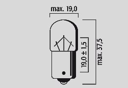 YP 125 R X MAX (2006 - 2013) gintarinių lempučių pakuotė (10 vnt.) | FLOSSER