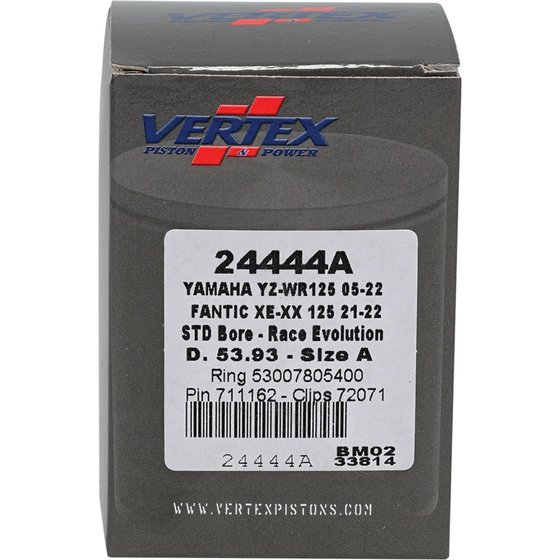 YZ 125 (2005 - 2023) lietų lenktyninių stūmoklių rinkinys | Vertex