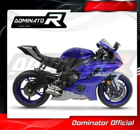 YZF R6 (2017 - 2022) exhaust silencer muffler gps | Dominator