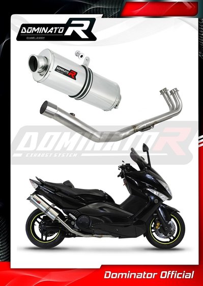 XP 500/530/560 T-MAX (2008 - 2011) full exhaust system silencer ov | Dominator