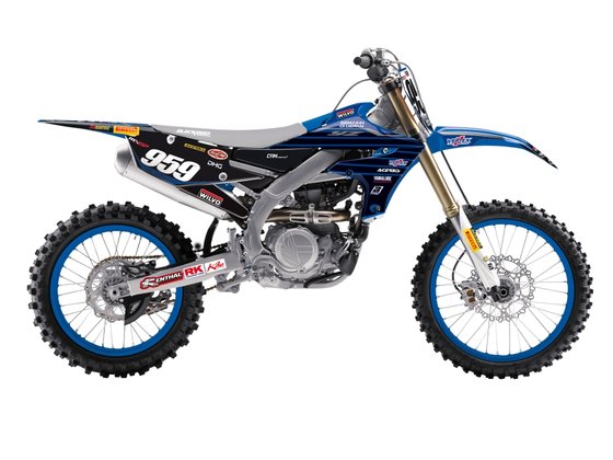 YZ 250 F (2019 - 2022) pilnas lipdukų rinkinys (lipdukai) | BLACKBIRD