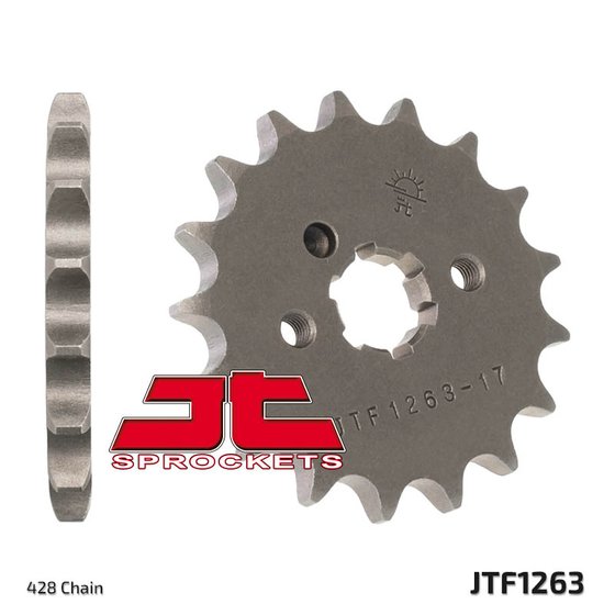 XTZ 125 (2002 - 2004) plieninė priekinė žvaigždutė | JT Sprockets