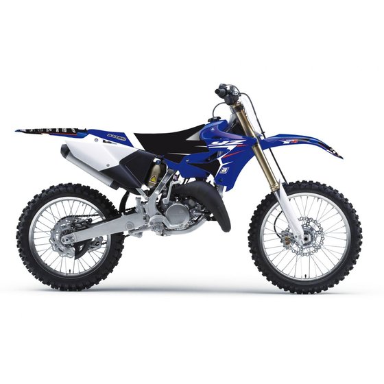 YZ 250 (2015 - 2021) pilnas lipdukų rinkinys + sėdynės užvalkalas | BLACKBIRD