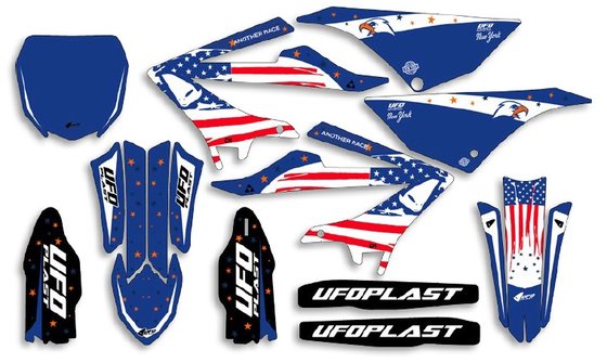 YZ 125 (2022 - 2022) ufo grafikos rinkinys yz 125/250 2022- patriot oem | UFO