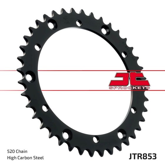 TT R 250 (1989 - 2006) galinė žvaigždutė 40t 520 blk | JT Sprockets