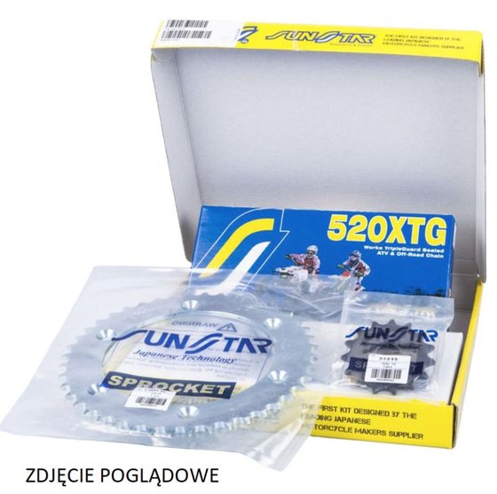 XTZ 750 SUPER TENERE (1989 - 1997) plieninių plius grandinių rinkinys xtz750 | SUNSTAR SPROCKETS