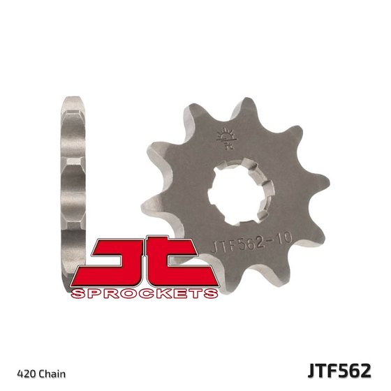 DT 50 (1978 - 1994) plieninė priekinė žvaigždutė | JT Sprockets