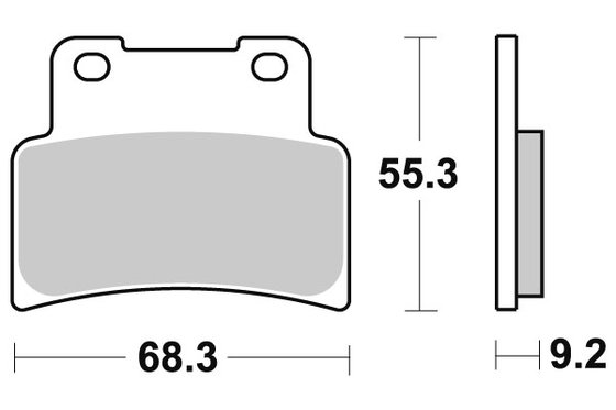 YZF R 125 (2014 - 2022) brakepads ceramic | SBS