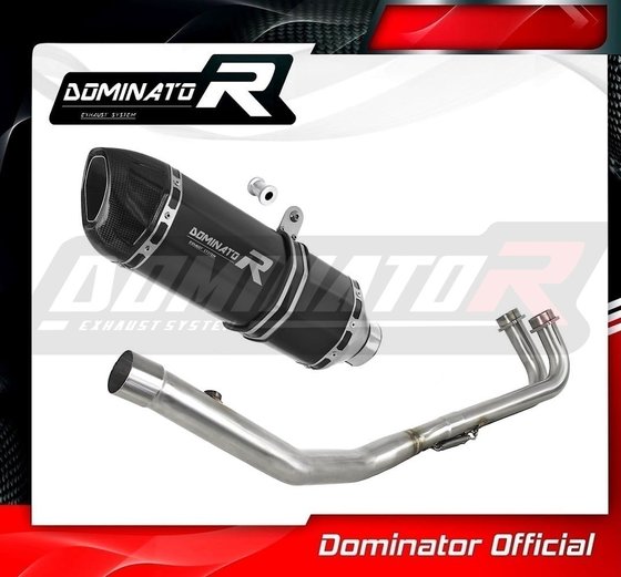 XP 500/530/560 T-MAX (2012 - 2016) full exhaust system silencer hp1 black | Dominator