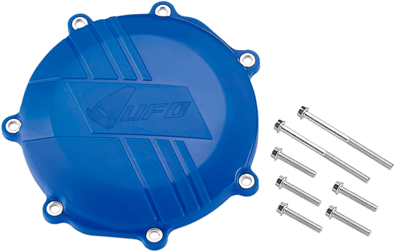 WR 450 F (2012 - 2015) blue clutch cover with mounting kit for yamaha yzf/wr 450 | UFO