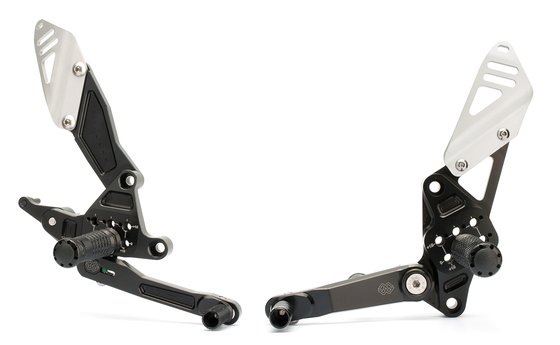 XSR 700 (2016 - 2022) factor-x rearset in black for yamaha motorcycles | GILLES TOOLING