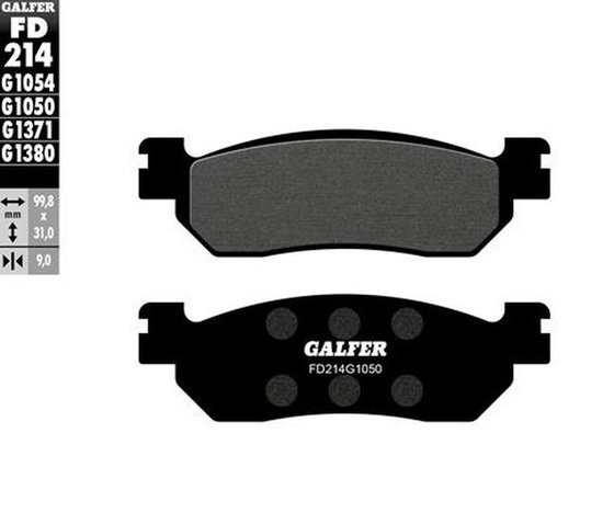 YP 125 R X MAX (2010 - 2015) organic brake pad for scooter | GALFER