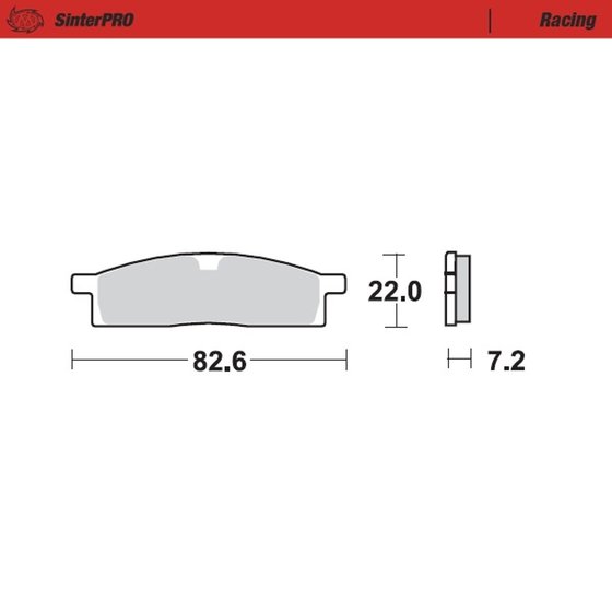 YZ 80 (1985 - 1985) sintered metal racing brake pads | MOTO-MASTER