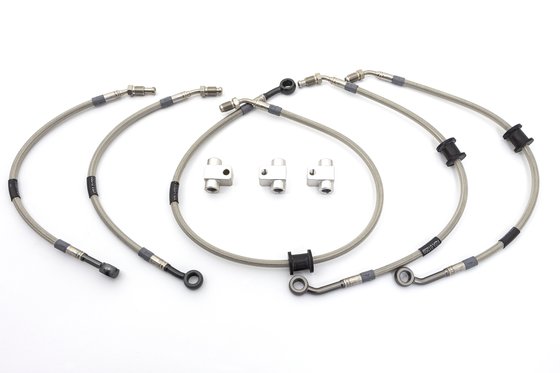 MT 10 SP (2017 - 2021) stainless steel front brake line kit | TRW