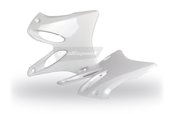 YZ 250 (2002 - 2014) radiator covers white for yamaha yz125/250 (2002-2014) | POLISPORT